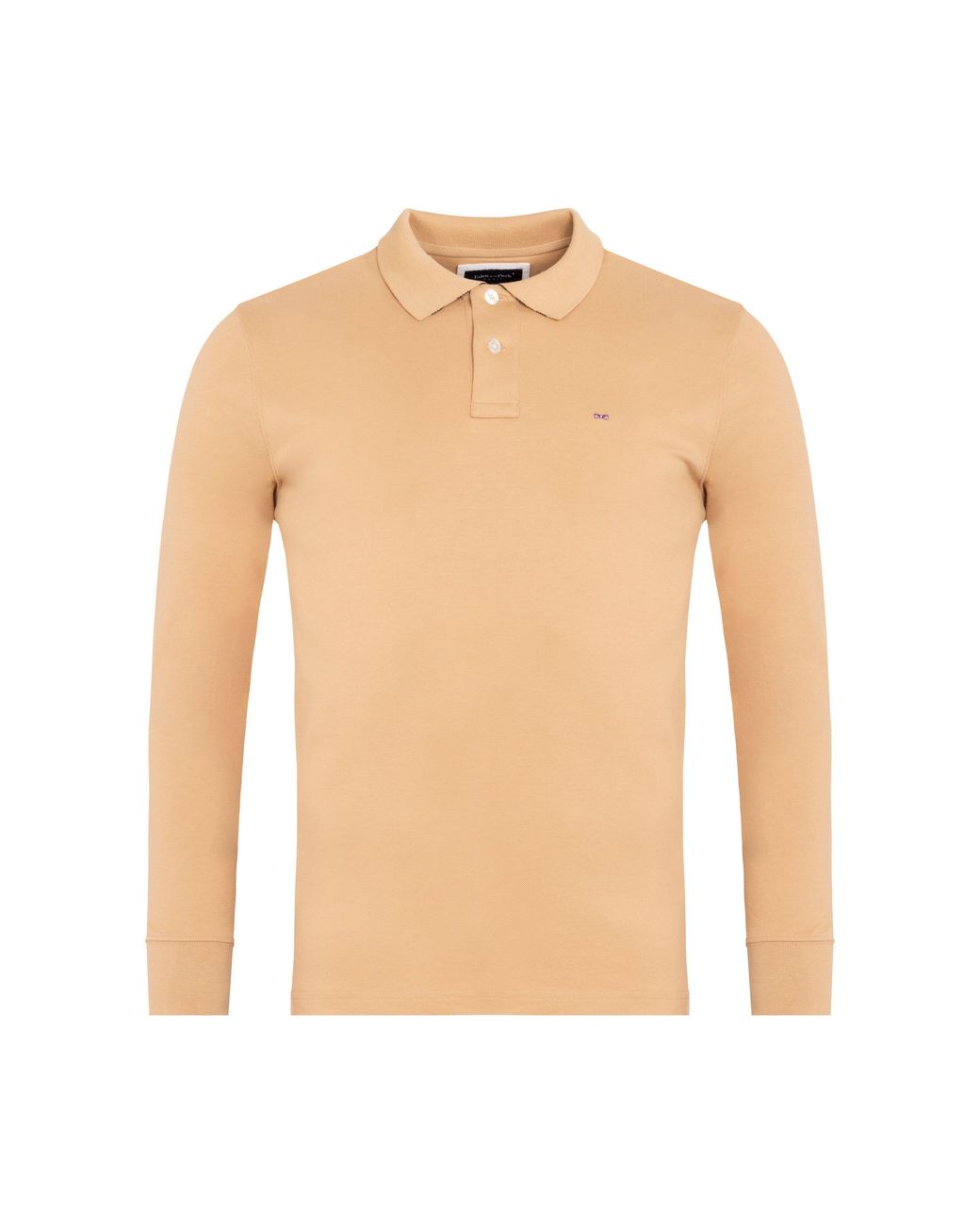 Eden Park Natural Long-Sleeved Polo for men