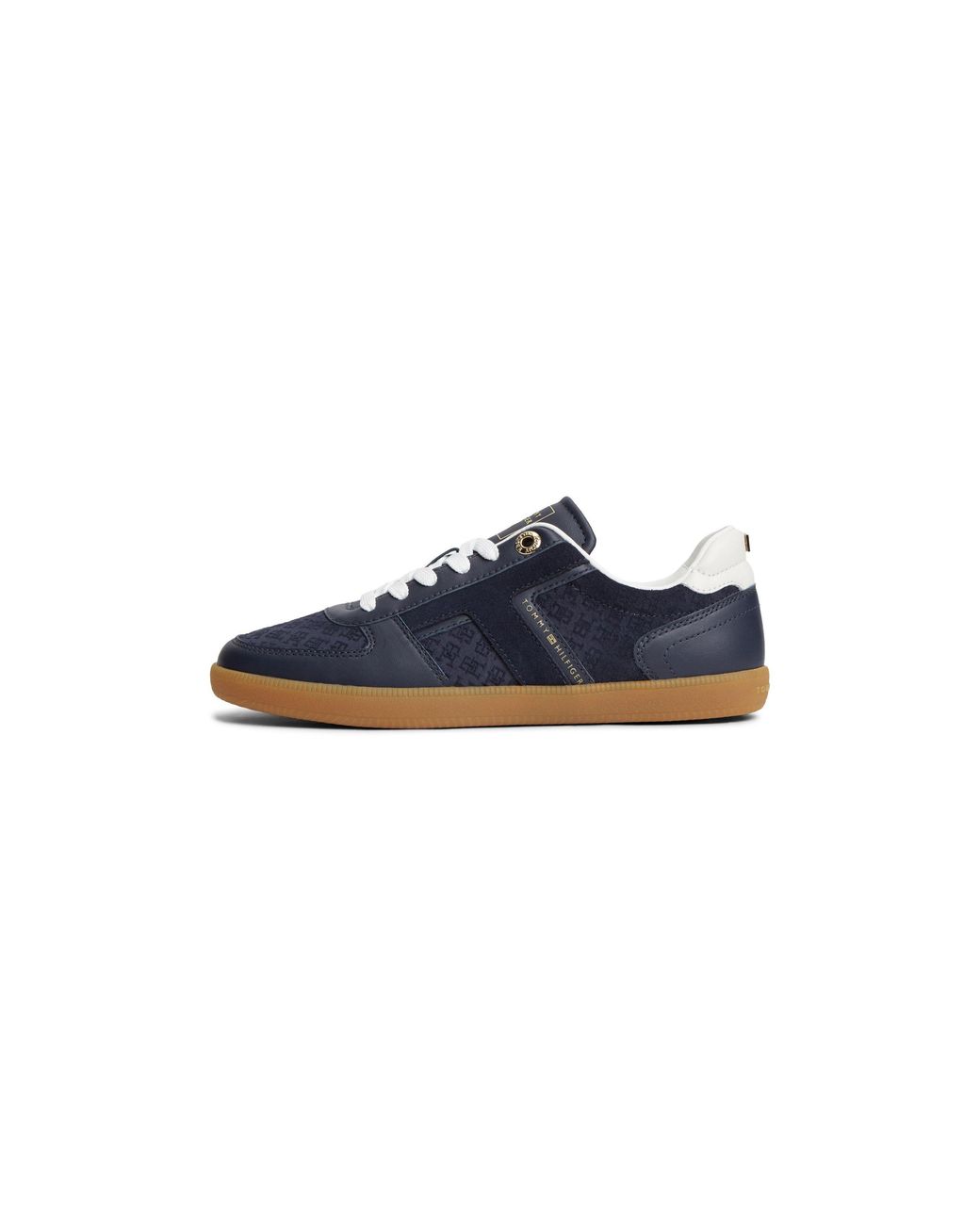 Tommy Hilfiger Blue Tribeca Lo Leather Low-Top Trainers