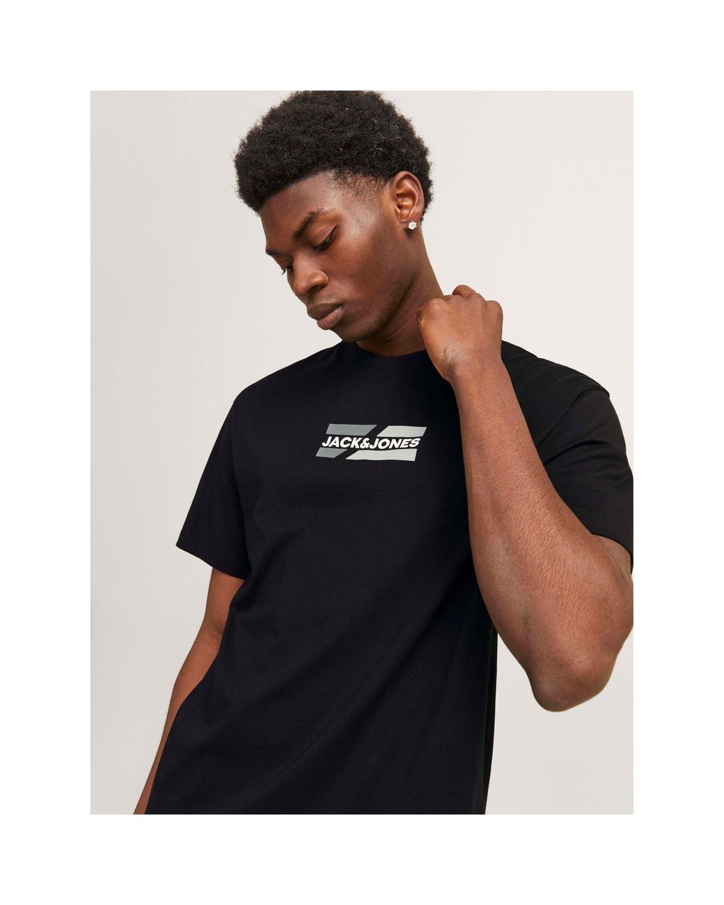 Jack & Jones Blue 3-Pack Graphic Tee for men