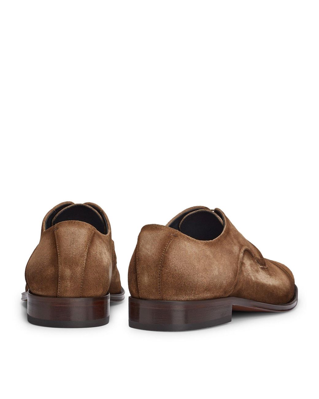 Boss Brown Derby Shoes for men