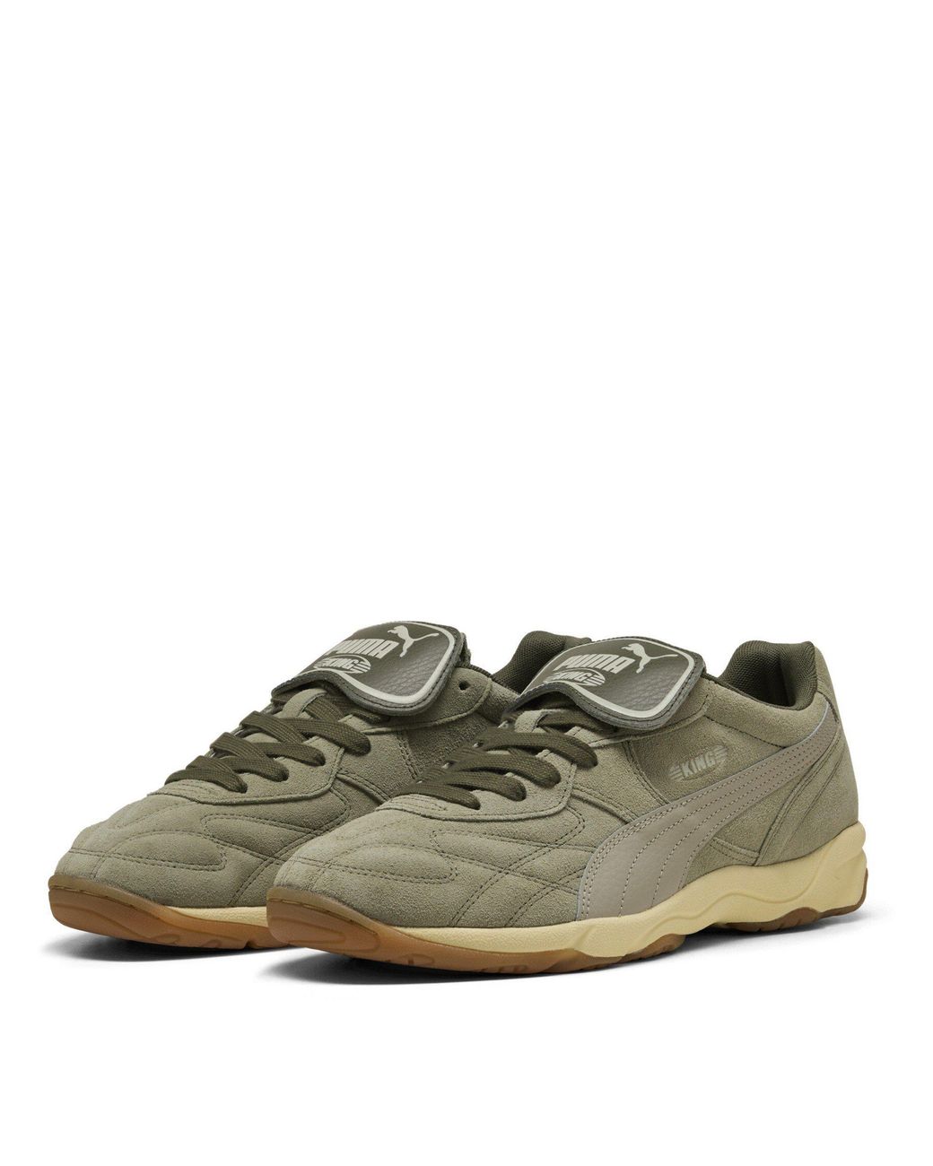 PUMA Green King Indoor Suede Low Top Trainers for men