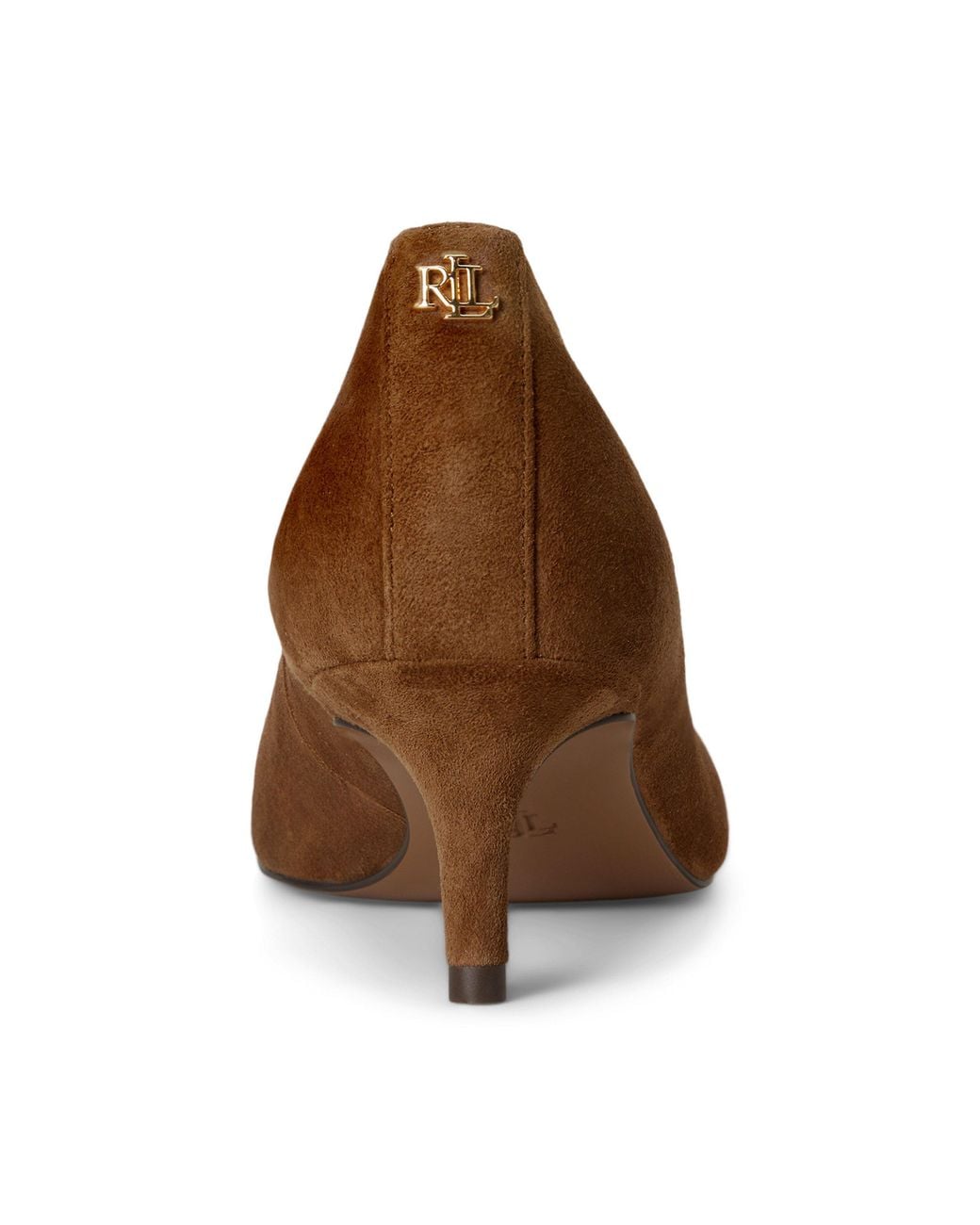 Ralph Lauren Brown Adrienna Pumps Stiletto Court Shoes