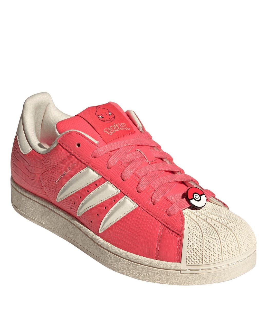 Adidas Originals Pink Superstar Ii Pokémon Low-Top Trainers