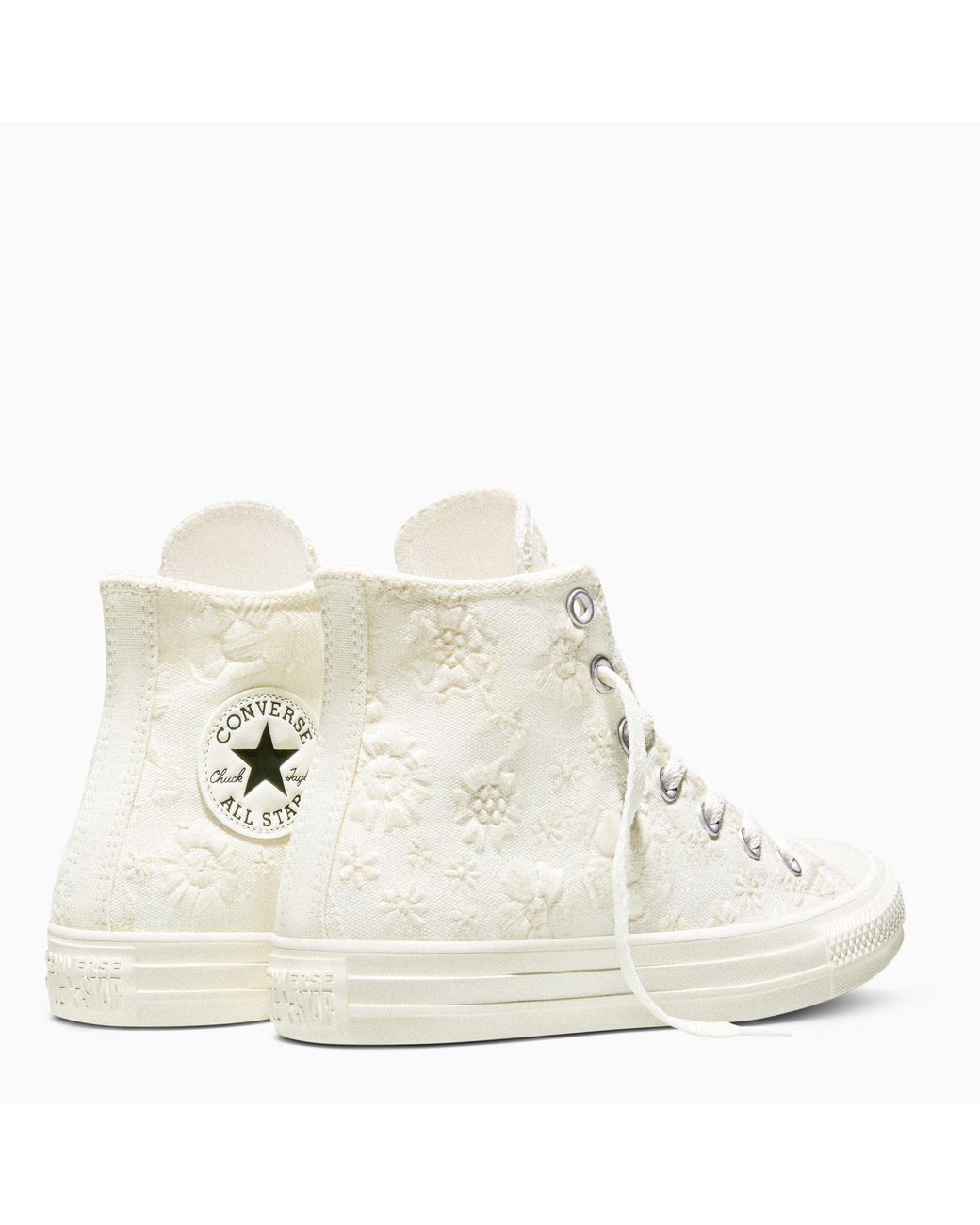 Converse White Canvas High-Top Trainers