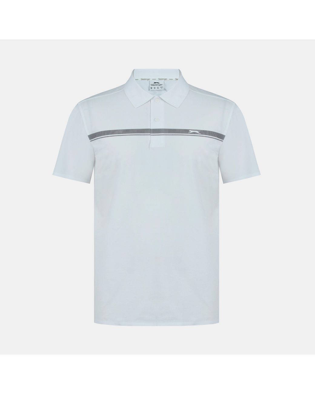 Slazenger 1881 Blue Slagenzer Golf Short Sleeve Performance Polo Shirt for men