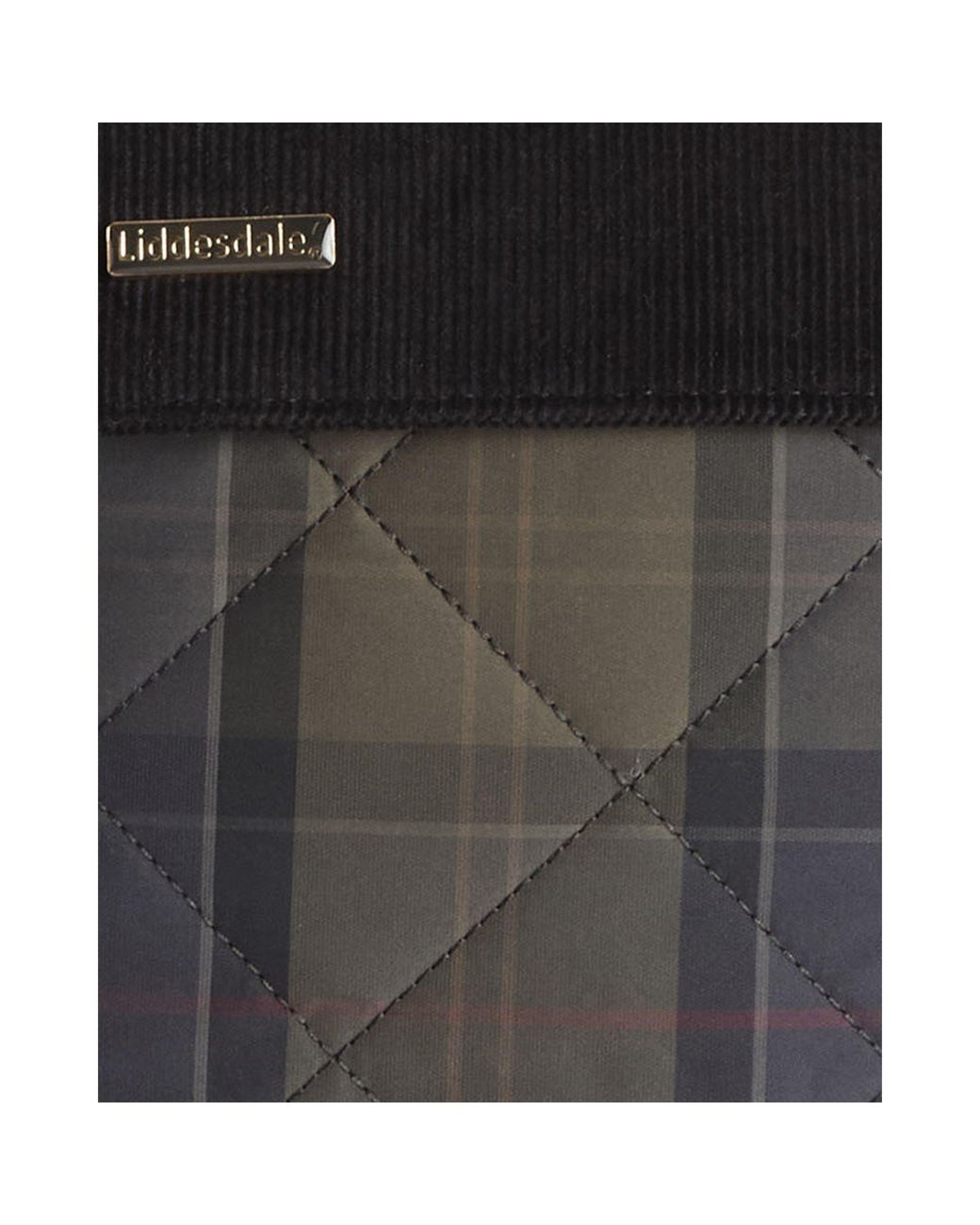 Barbour Black Tartan Liddesdale Crossbody Bag