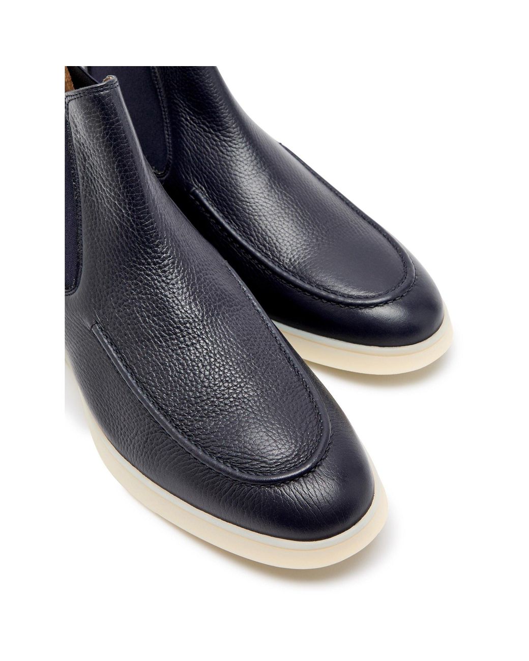 Aurélien Blue City Chelsea Boot Grain Leathe for men