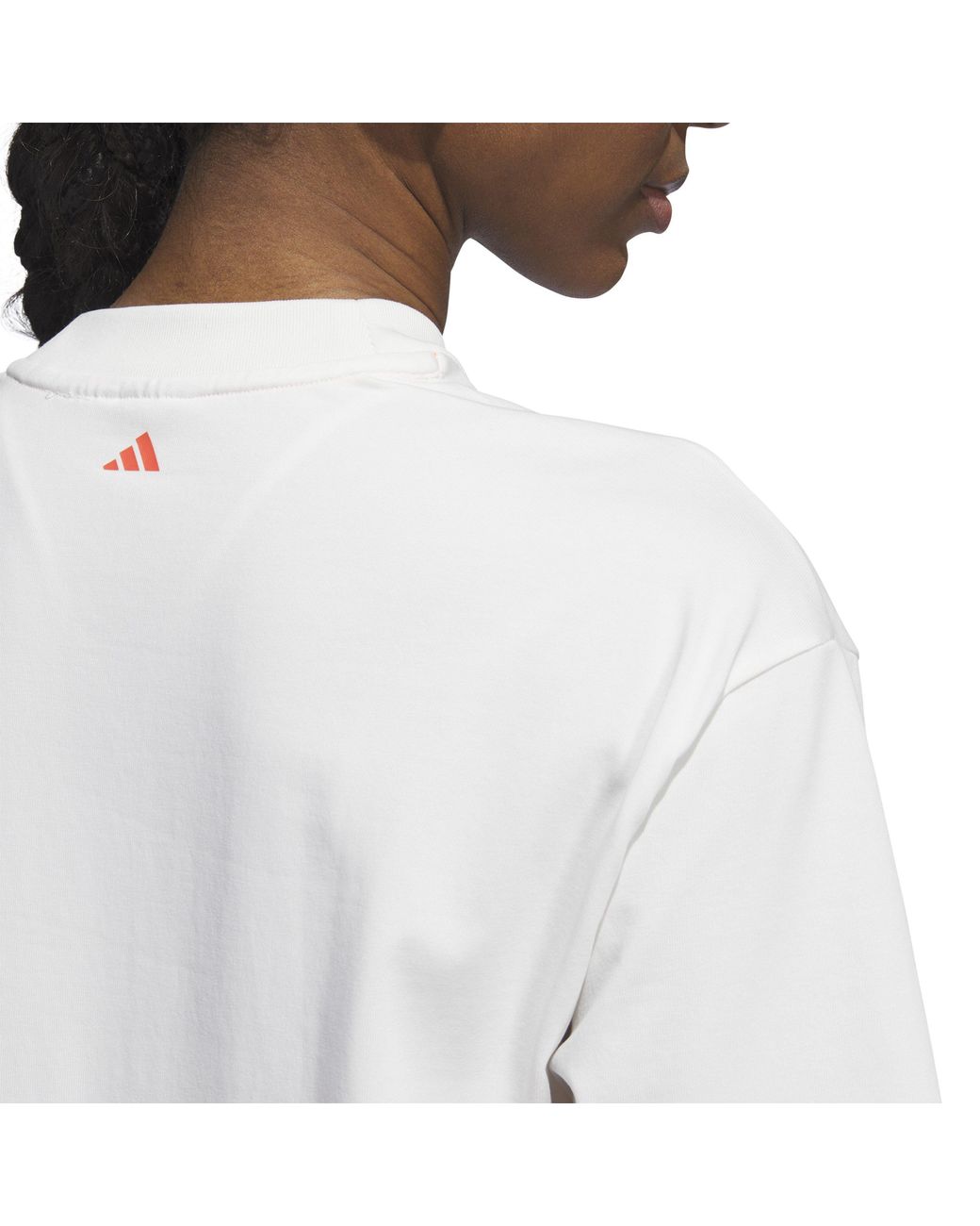 Adidas White Short Sleeve Polo Shirt