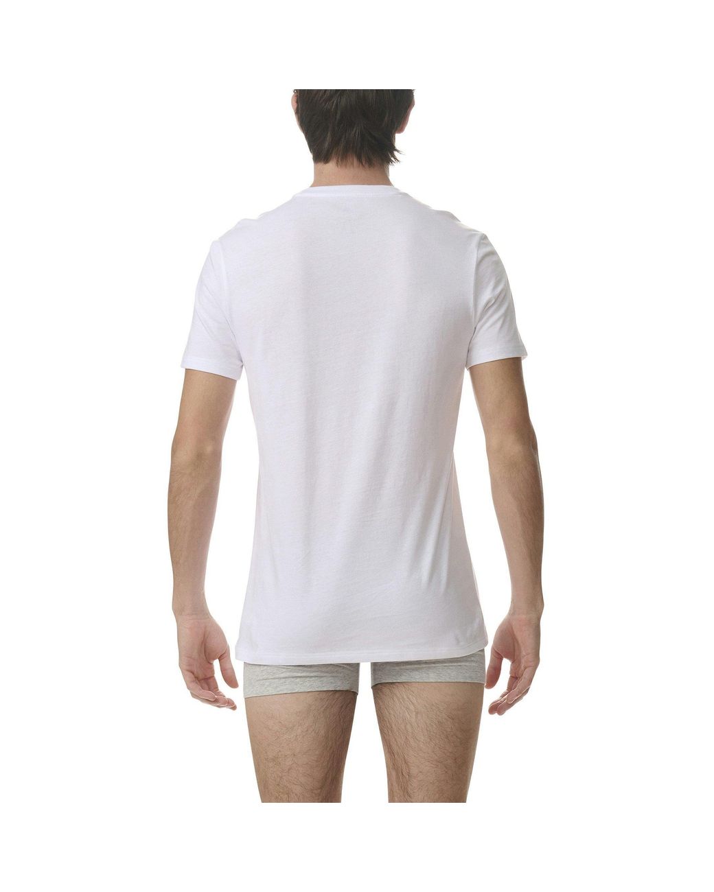 Adidas White Short Sleeve Performance 3 Pack Gym Top for men