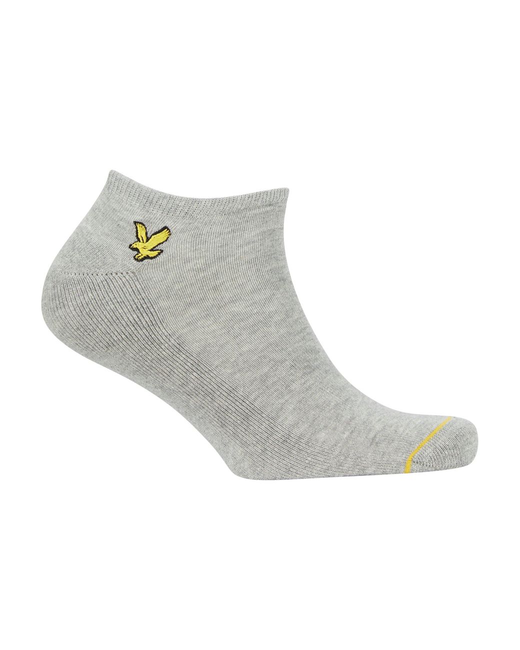 Lyle & Scott White Trainer Ankle Socks for men