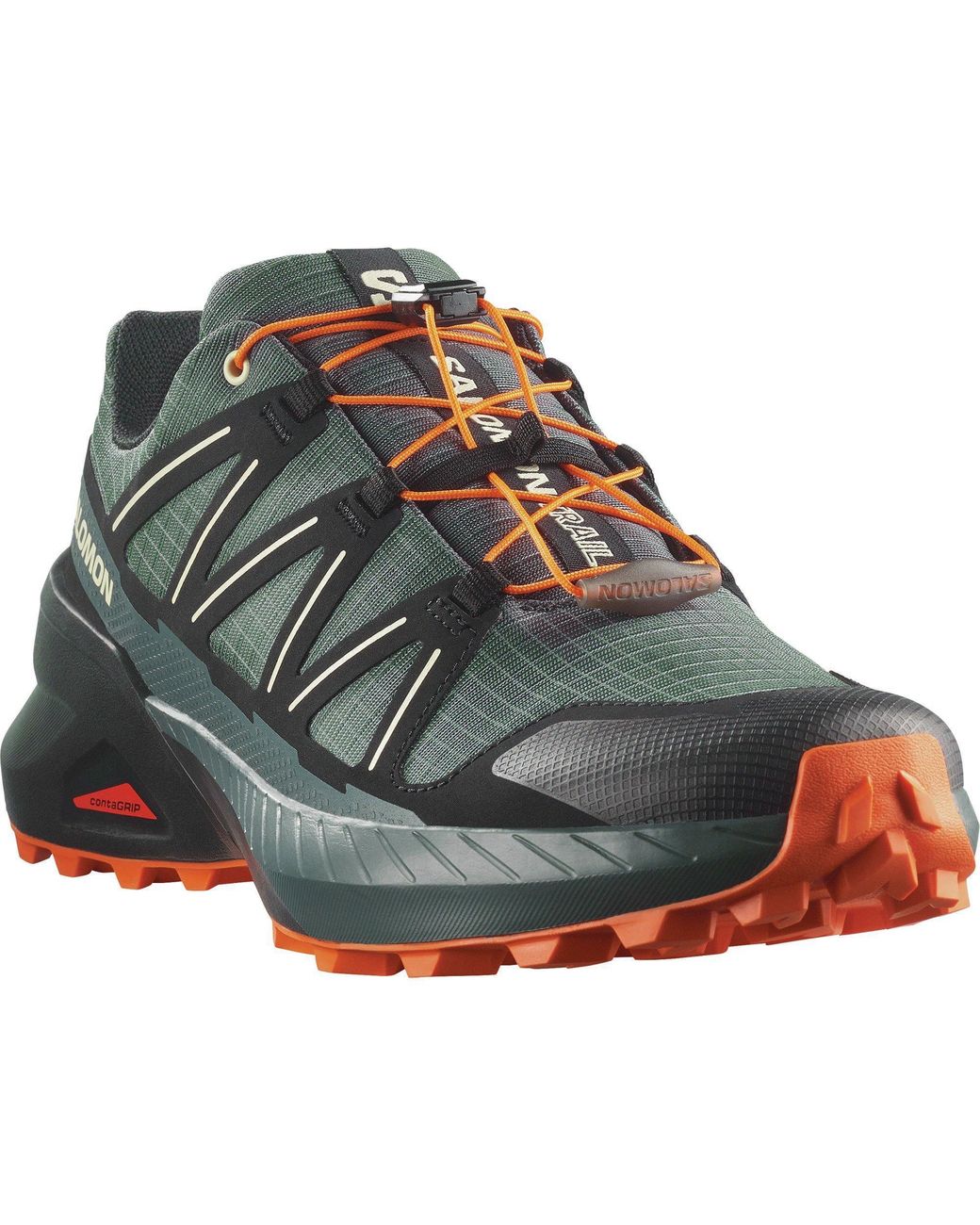 Salomon Gray Speedcross Peak Trail Running Shoes for men