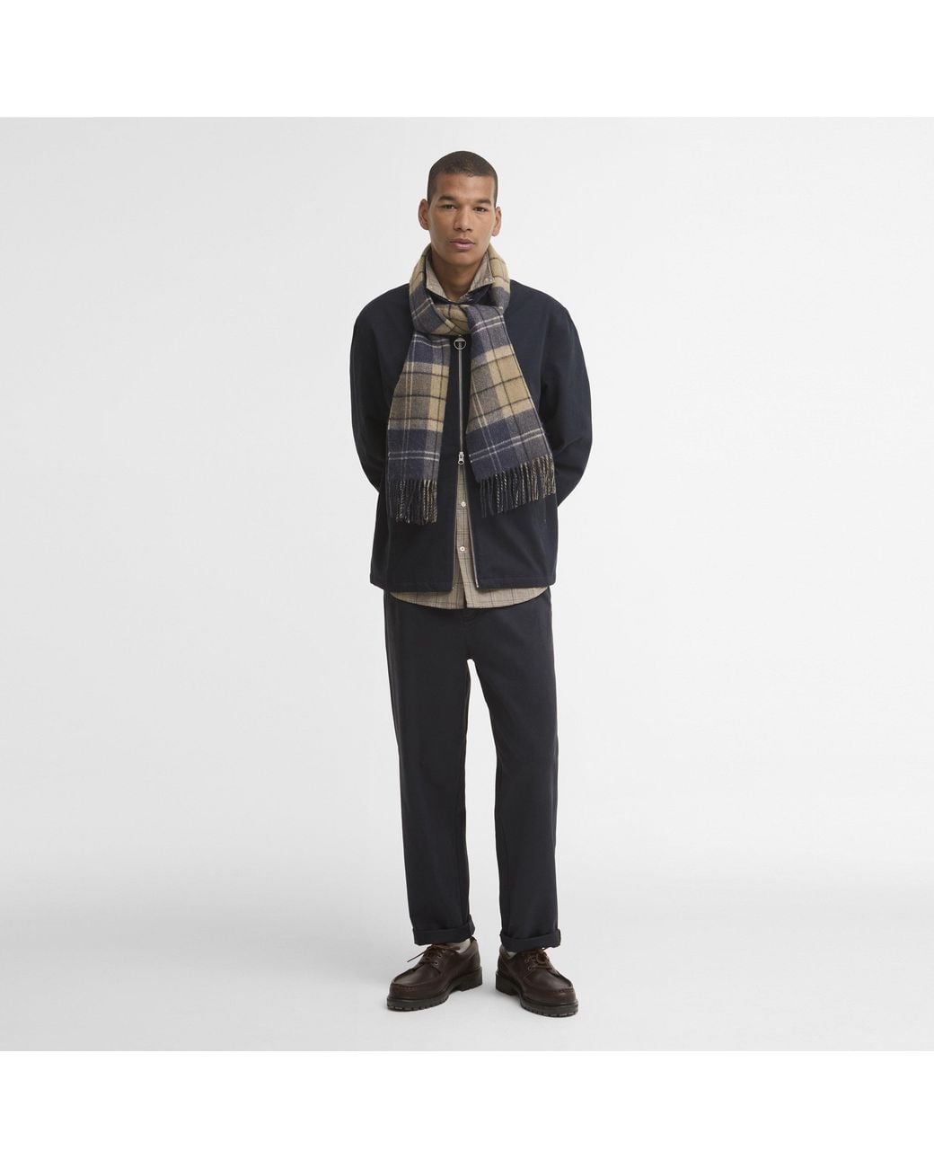 Barbour Gray B.Li Dramside Rev Scar 64