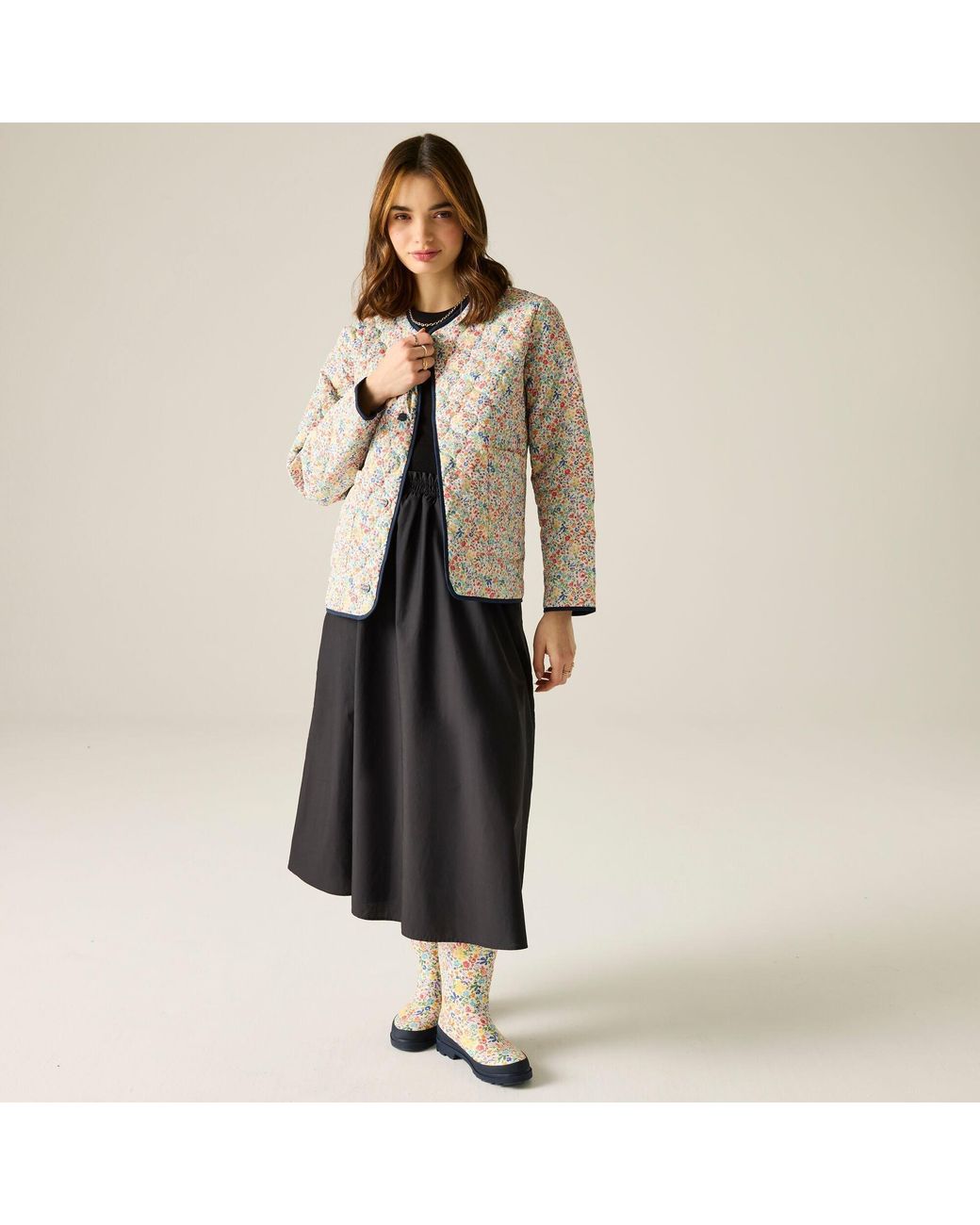 Regatta Natural Cath Kidston Lightweight Quilted Jacket
