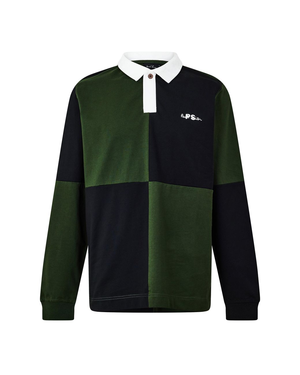Paul Smith Green Cotton Rugby Polo for men