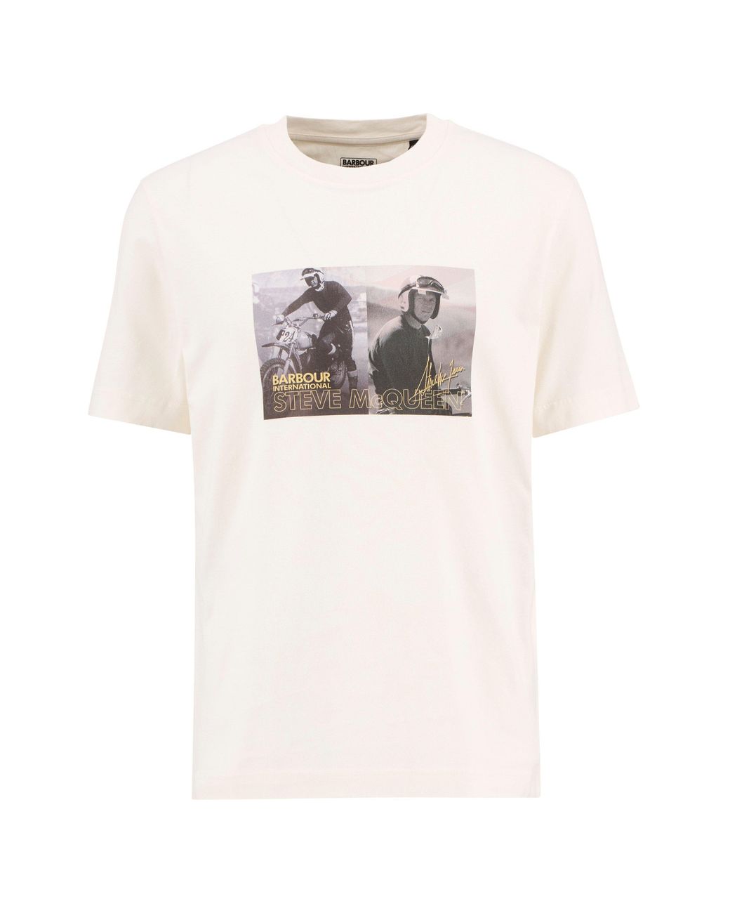 Barbour White Hellen T-Shirt for men