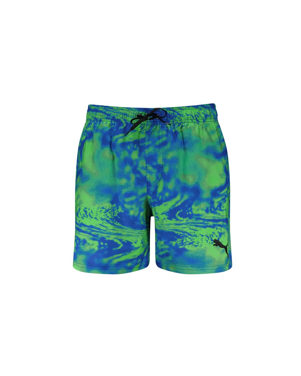 PUMA Green Printed Woven Swim Shorts for men