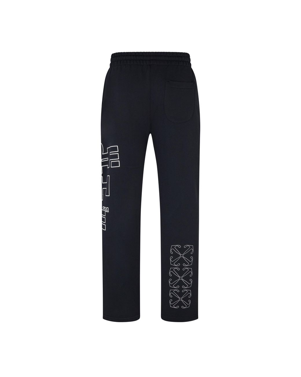 Off-White c/o Virgil Abloh Blue Closed Hem Fleece Joggers for men