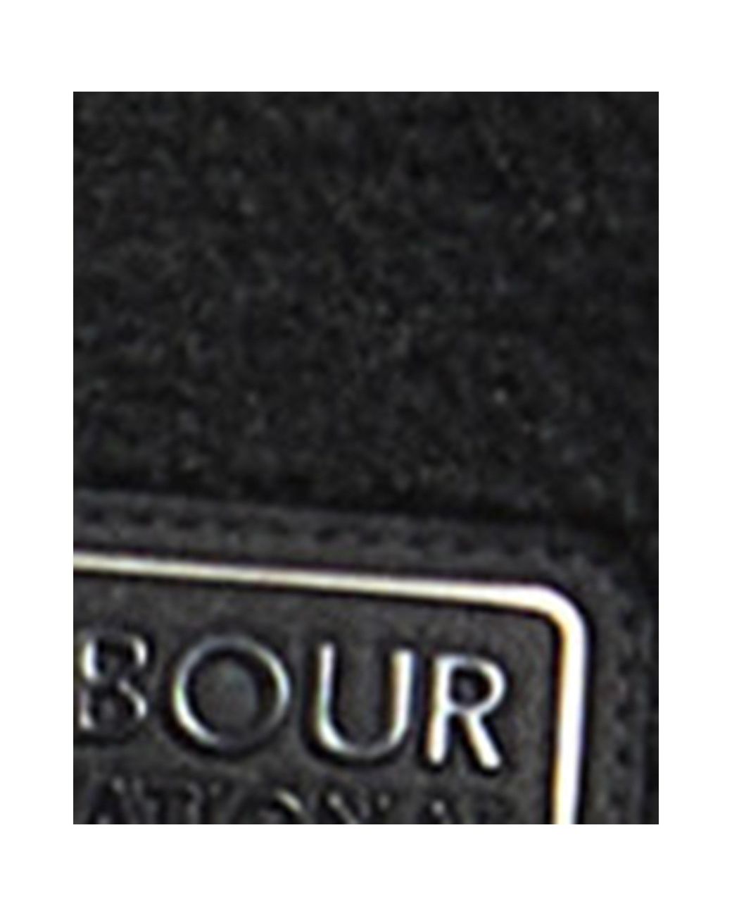 Barbour Black Reverse Fleece Teddy Coat for men