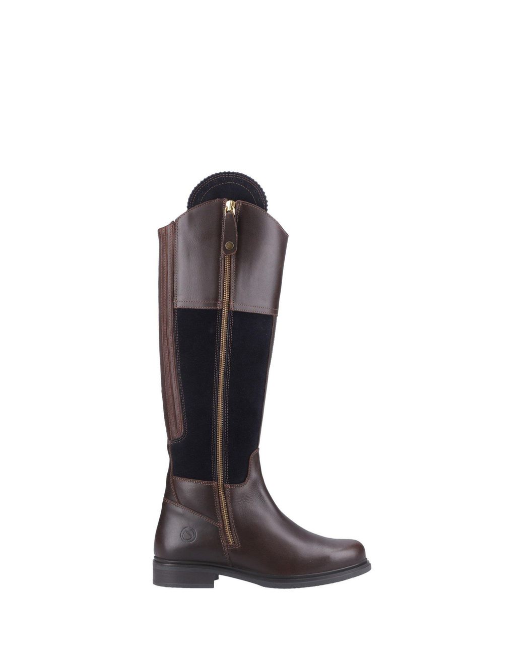 Cotswold Brown Buscot Knee High Boots