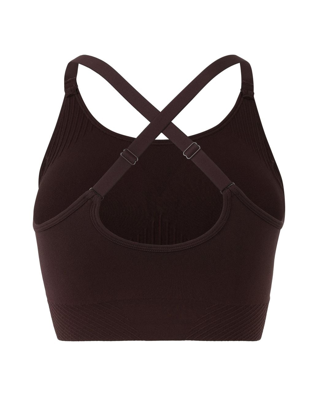 Usa Pro Brown Up Seamless Adjustable Sports Bra
