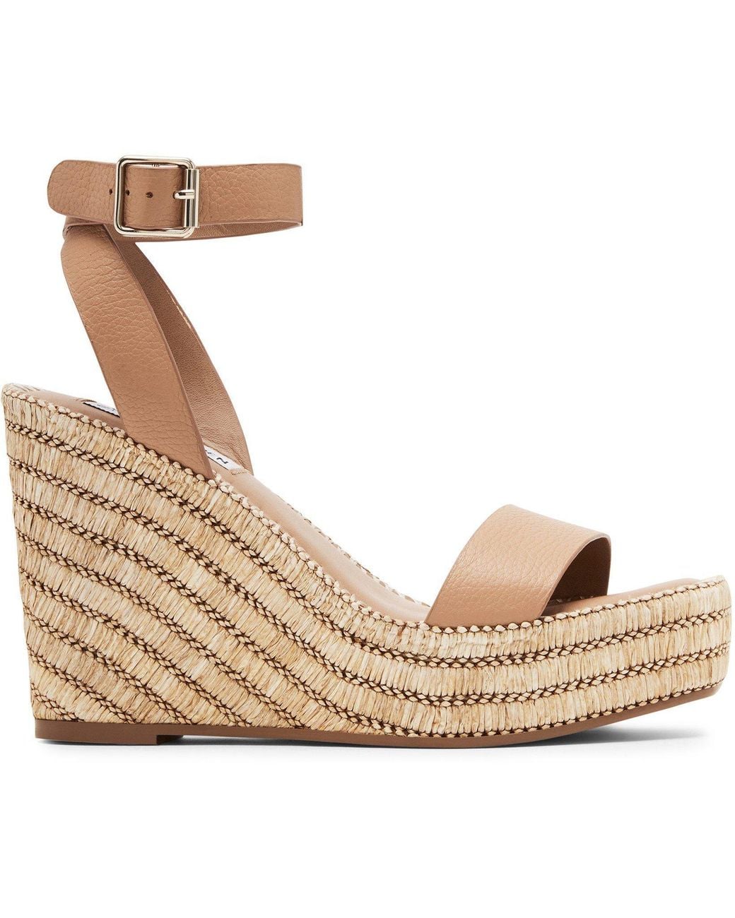 Steve Madden Natural Wedge Heel Sandals