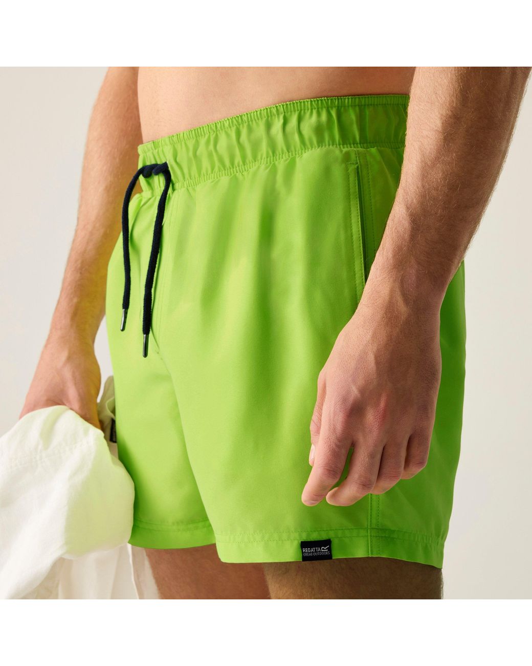 Regatta Green Mawson Iii Quick-Drying Swim Shorts for men