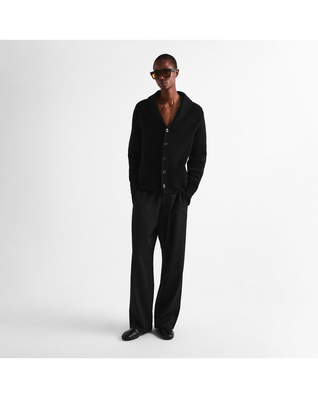 Tom Ford Black Cashmere Cardigan for men