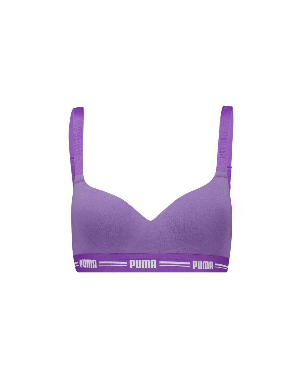 PUMA Purple Print Low Impact Sports Bra