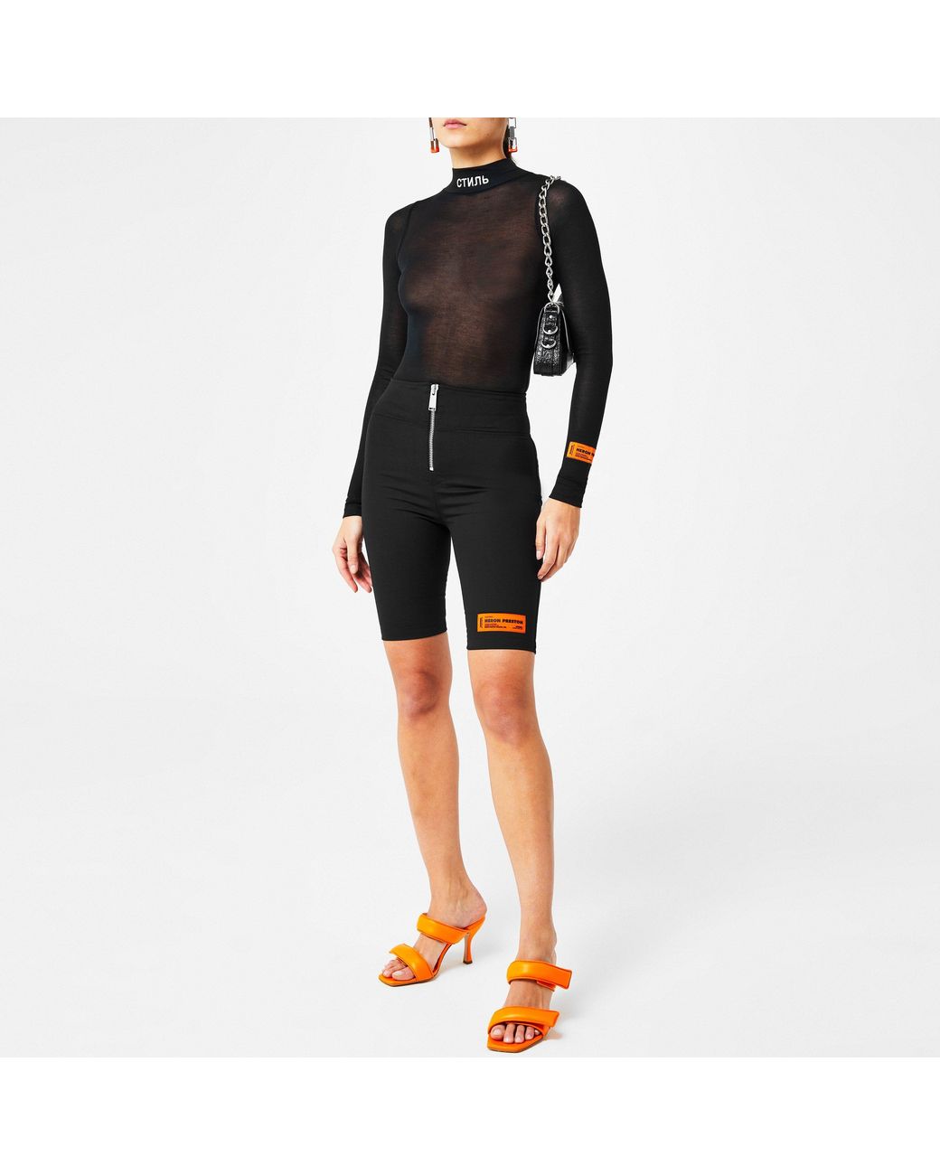 Heron Preston Black Ctnmb Bodysuit