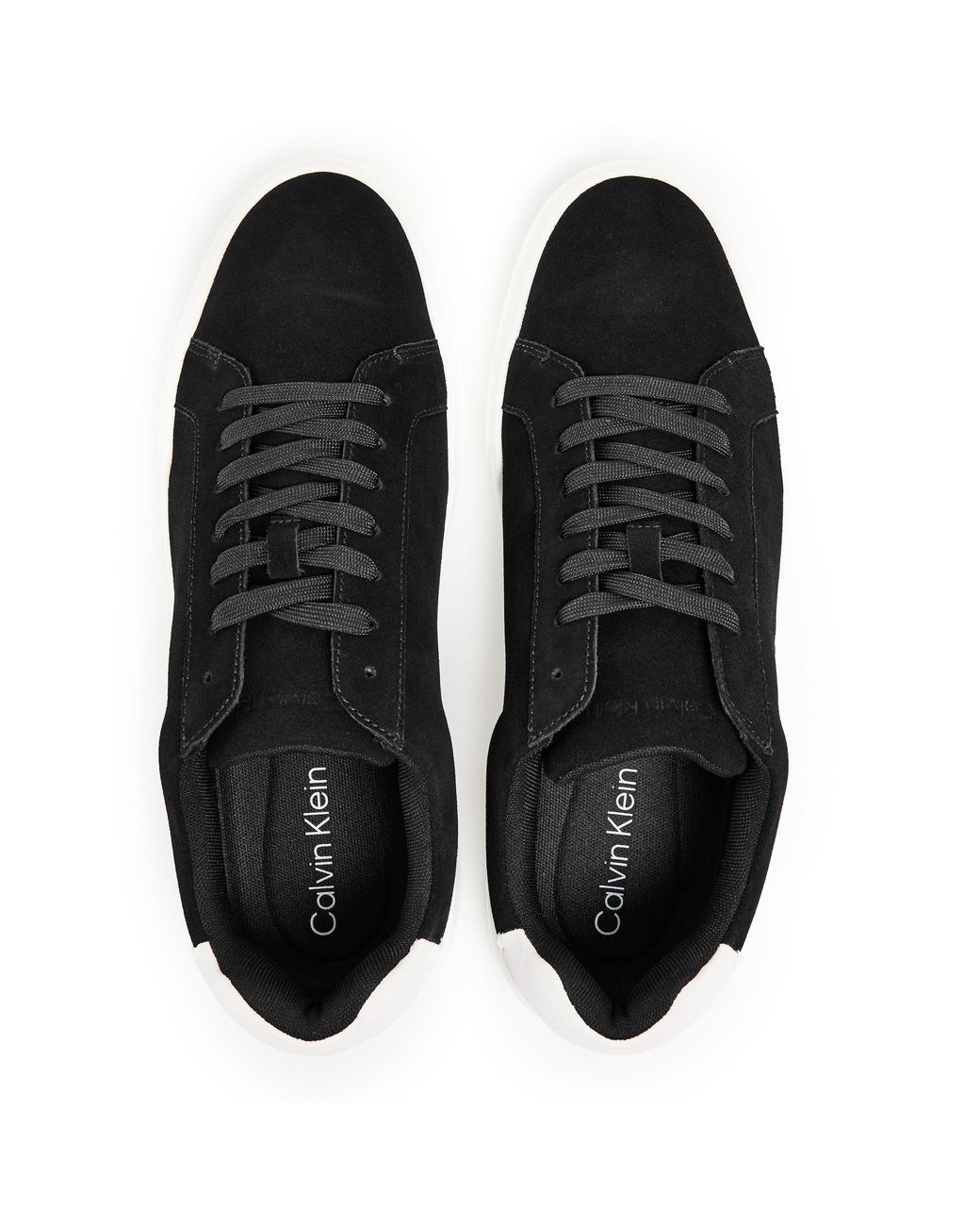 Calvin Klein Black Chunky Cup Low-Top Trainers for men