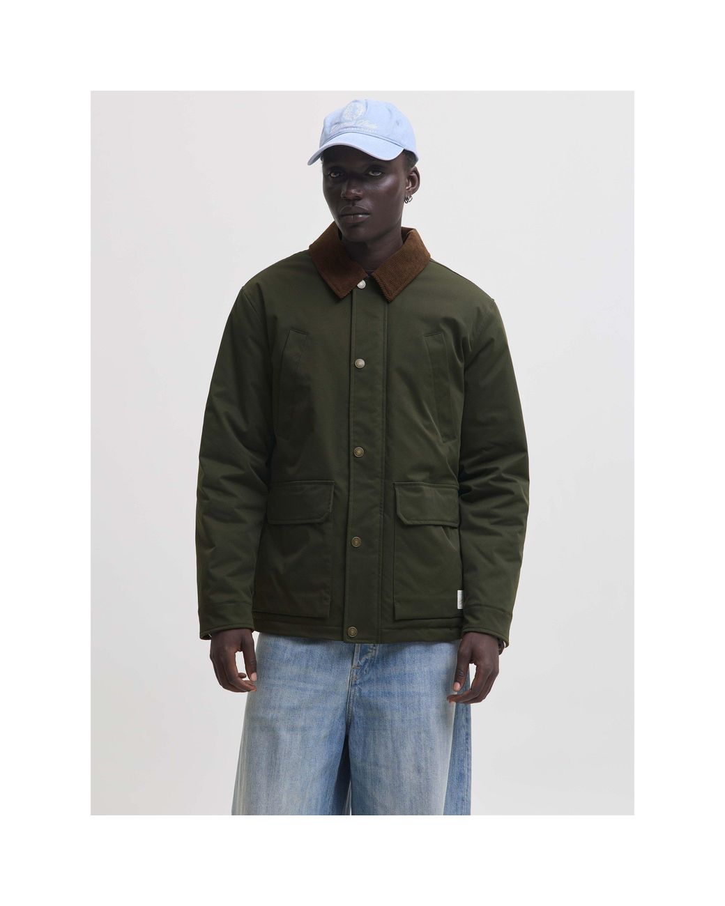 Jack & Jones Green Norrebro Padded Field Jacket for men