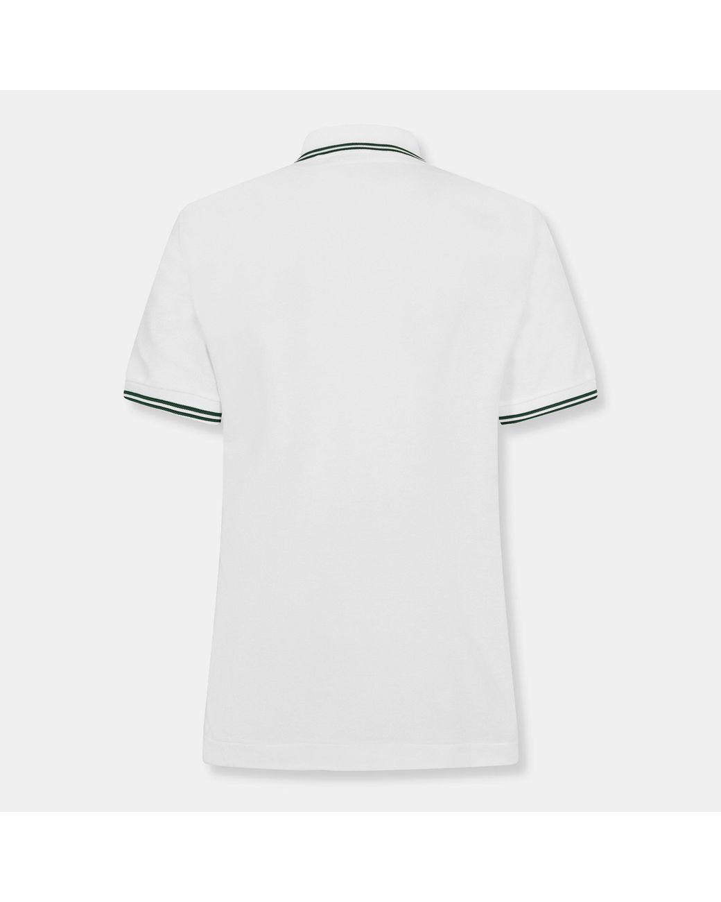 Lacoste White Tipped Short-Sleeve Polo Shirt for men