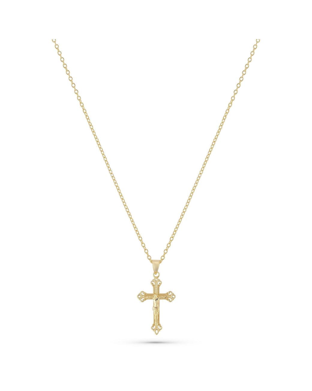 Common Lines Metallic Vintage Cross
