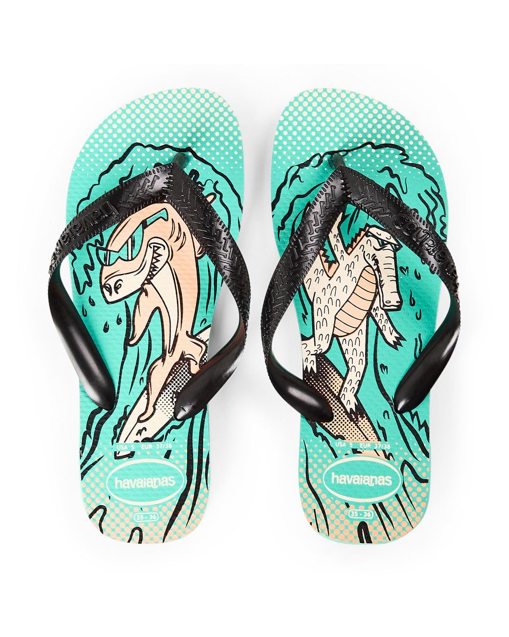Havaianas Green Flip Flops
