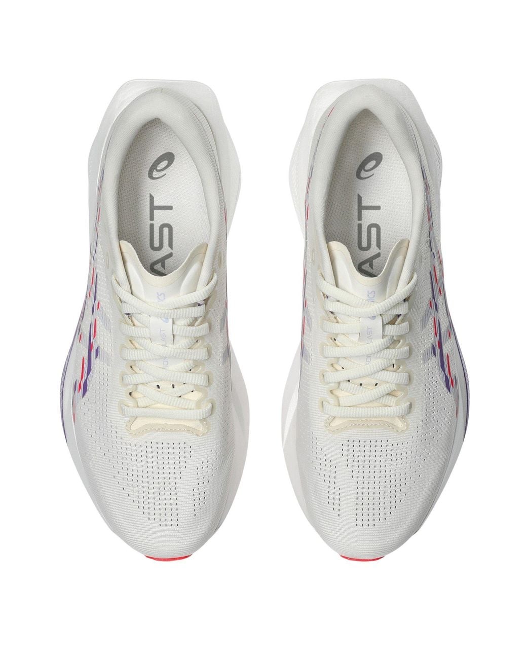 Asics White Sonicblast Road Running Shoes