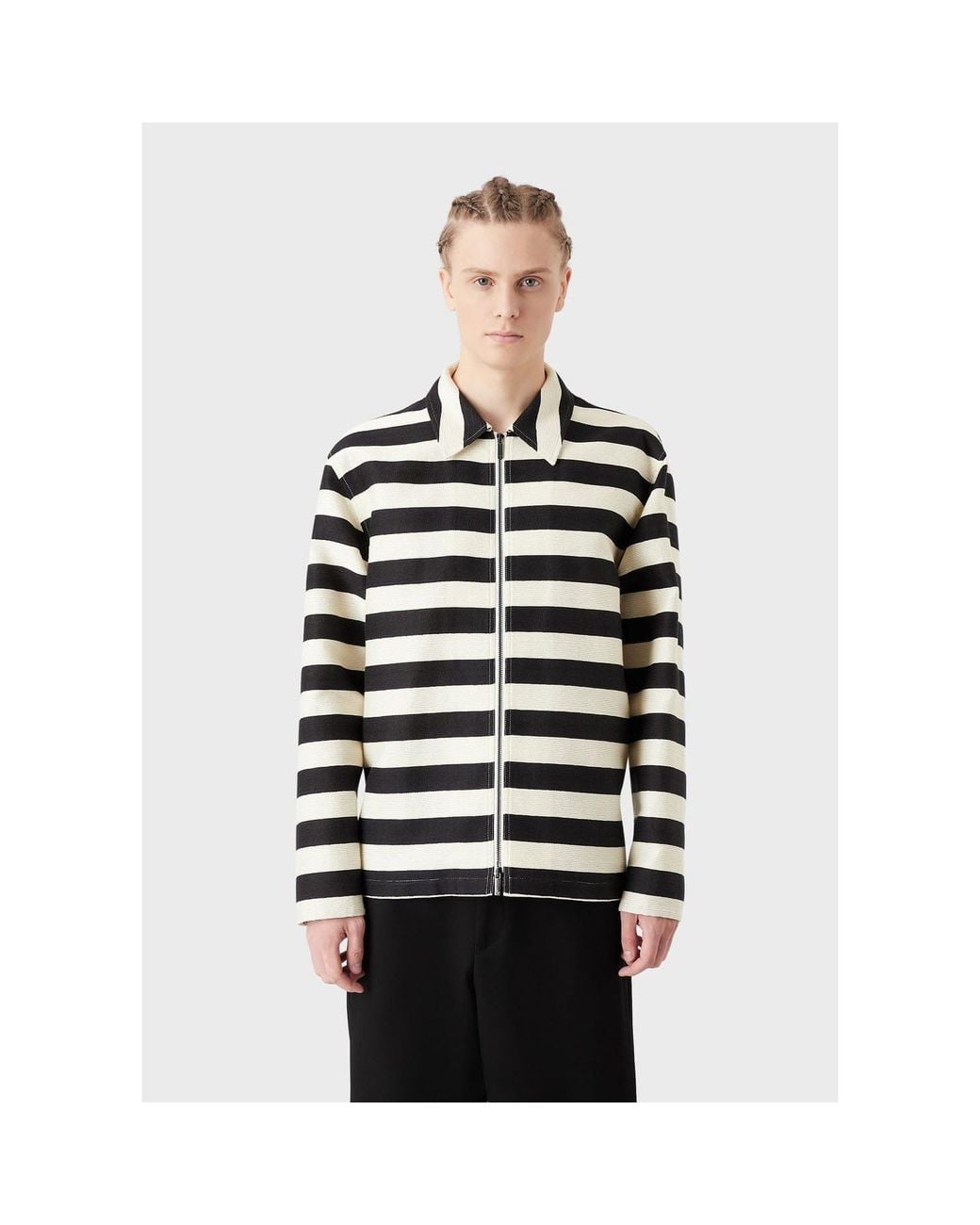 Emporio Armani Black Overshirt for men