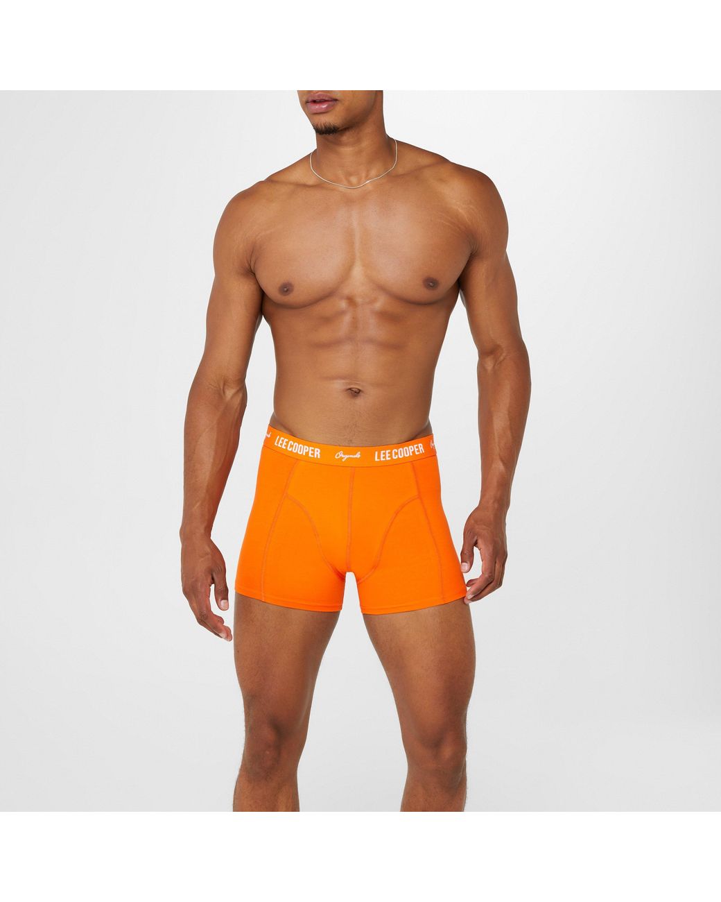 Lee Cooper Blue Essential Boxer Trunk 5-Pack for men