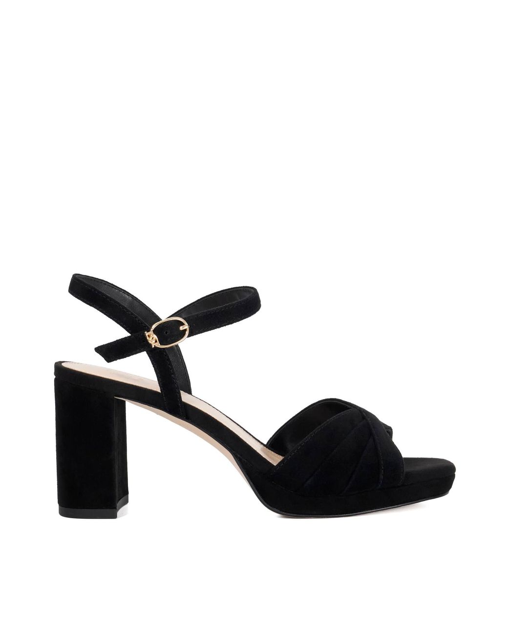 Dune Black Malene Heeled Sandals