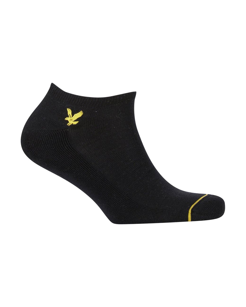 Lyle & Scott White Trainer Ankle Socks for men