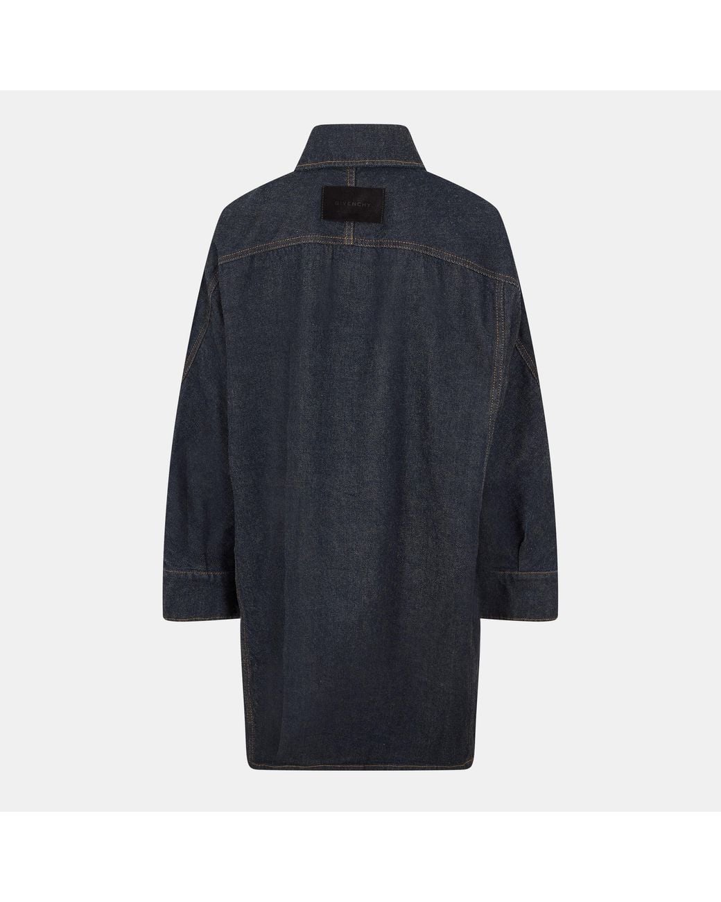 Givenchy Blue Denim Cotton Long Sleeve Overshirt