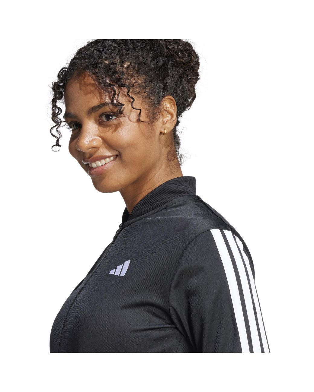 Adidas Black Back 2 Basics 3-Stripes Tracksuit
