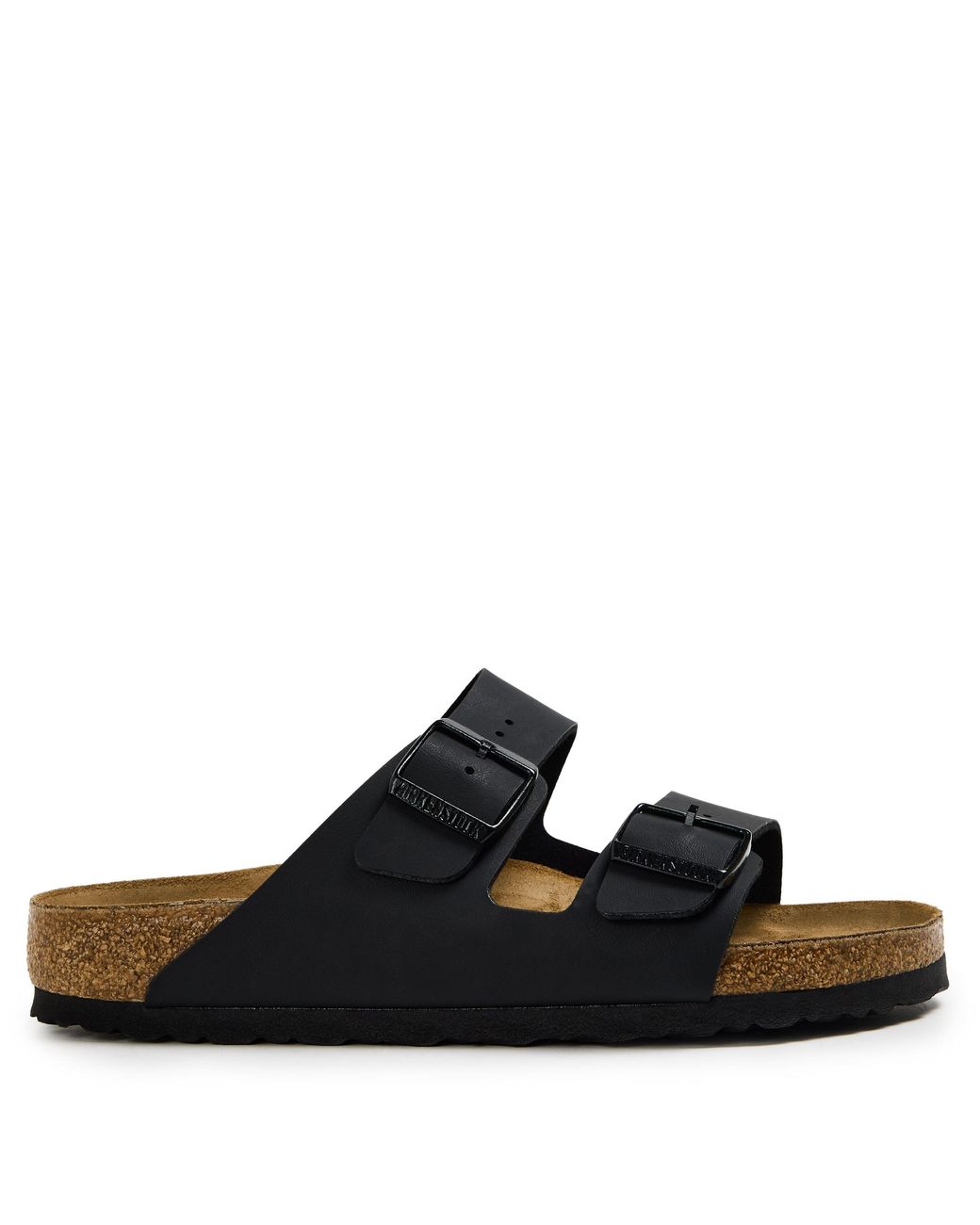 Birkenstock Black Contoured Footbed Adjustable Flat Sandals for men
