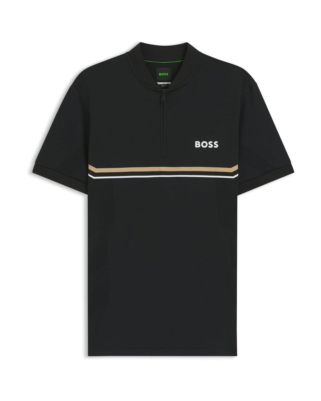 Boss Black Spin Bodymapp Short-Sleeve Slim-Fit Polo Shirt for men