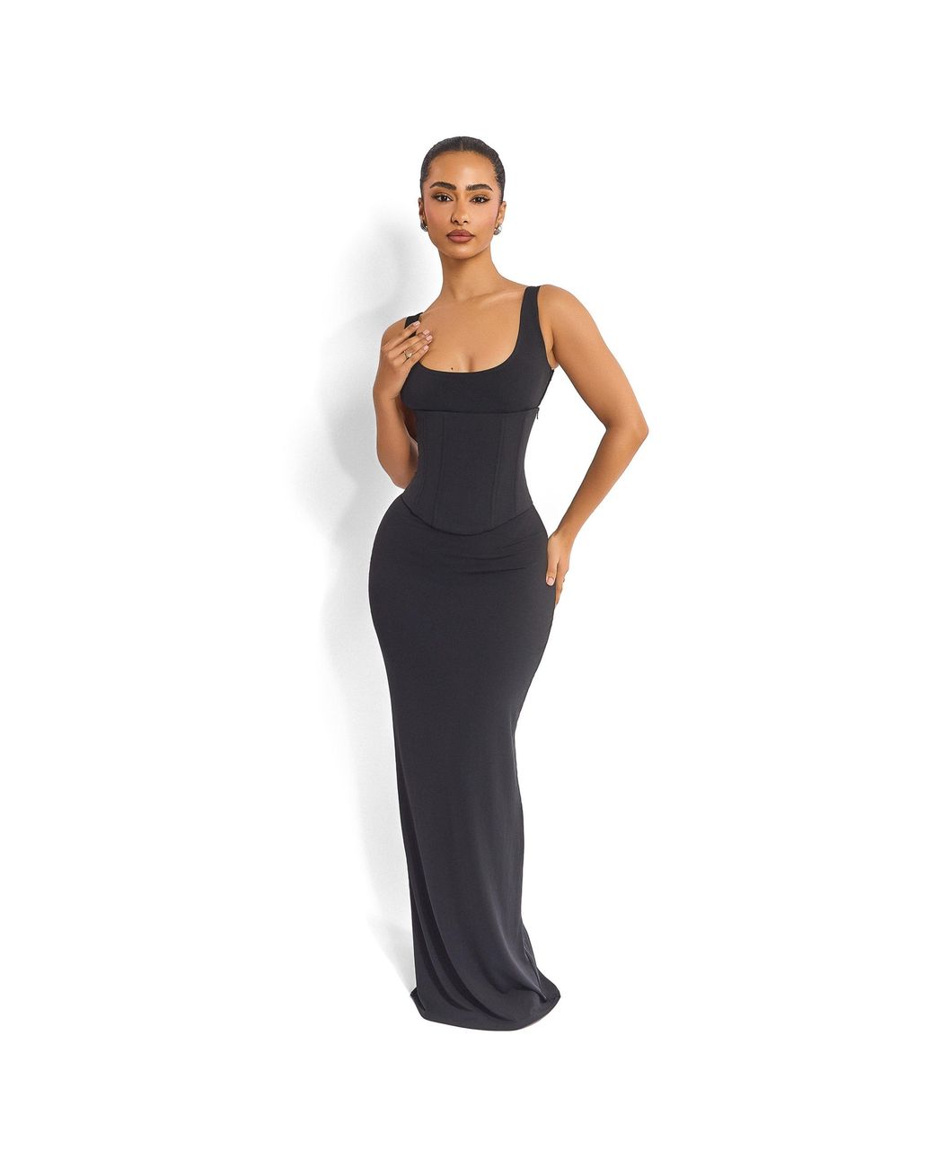 Mars the Label Black Sandra Scoop Maxi Dress