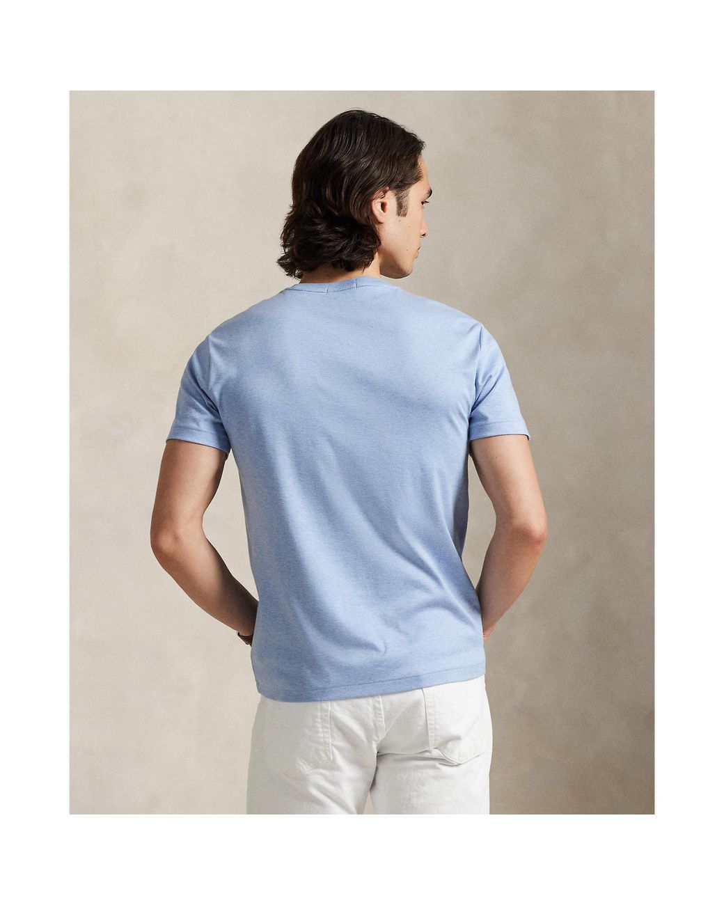 Polo Ralph Lauren Blue Regular Fit Pima T-Shirt for men