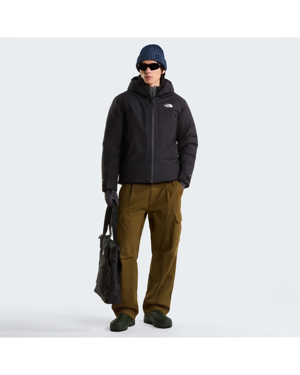 The North Face Black Mountain Range Down Hooded Jacket for men