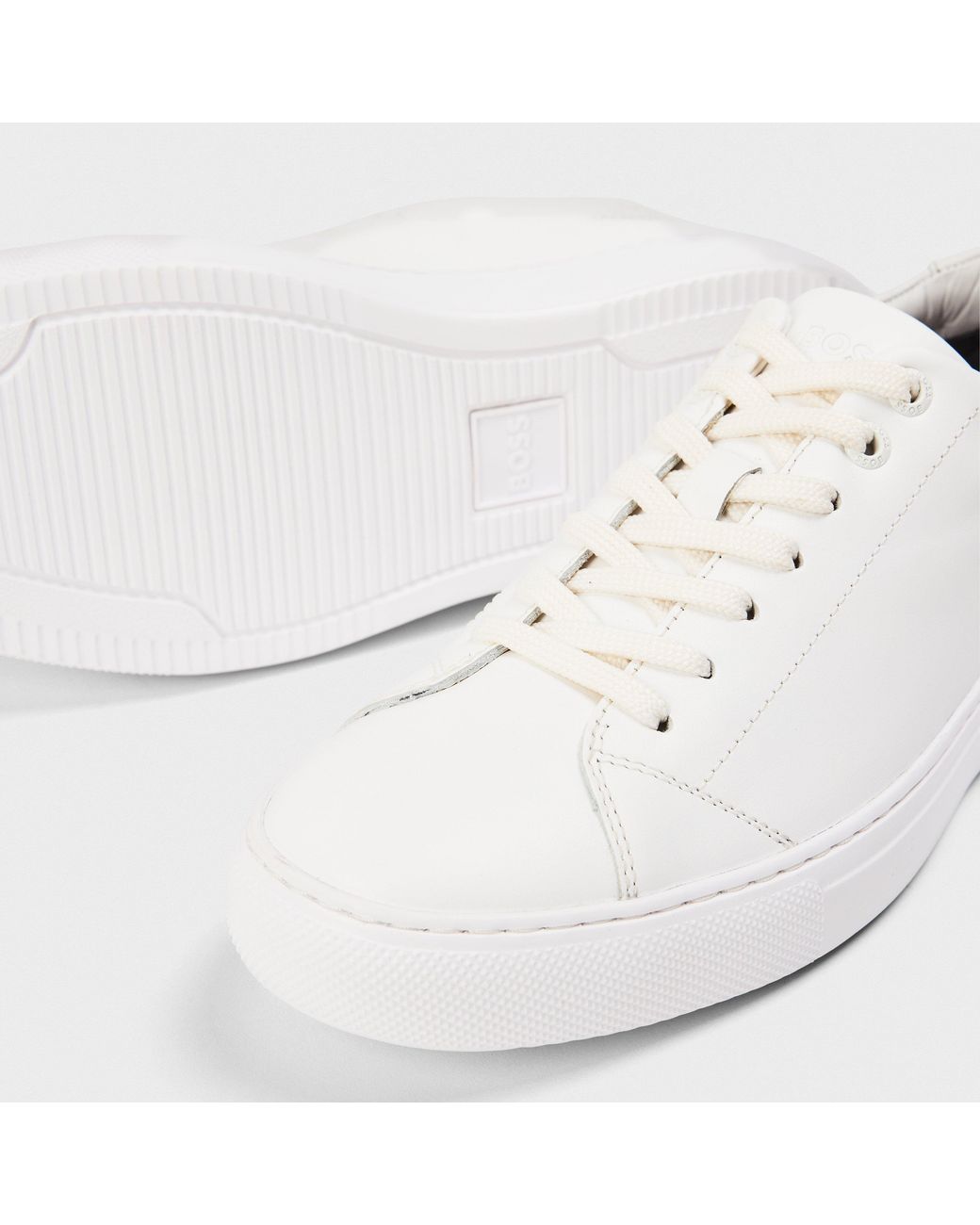 Boss White Enlight Low Trainers for men