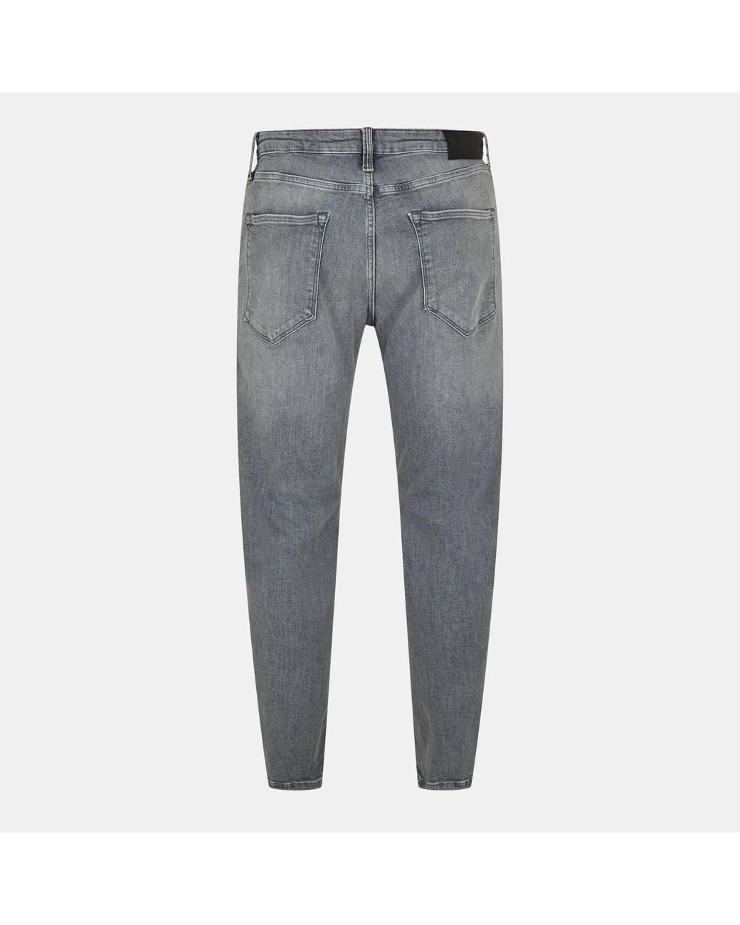Jack & Jones Gray Clark Evan Straight Leg Jeans for men