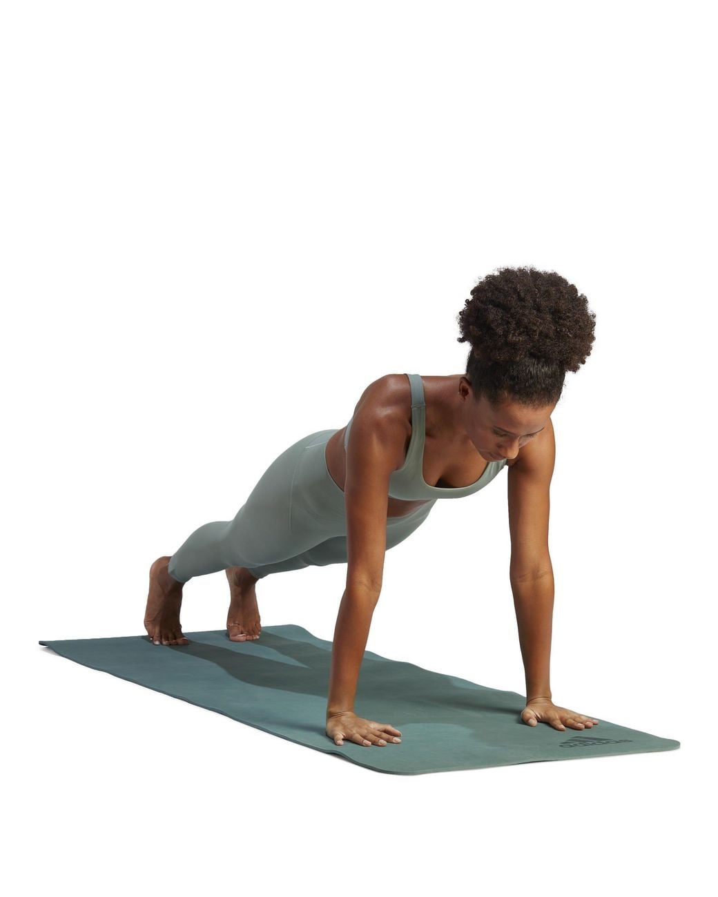 Adidas Green Studio Luxe 7/8 Leggings