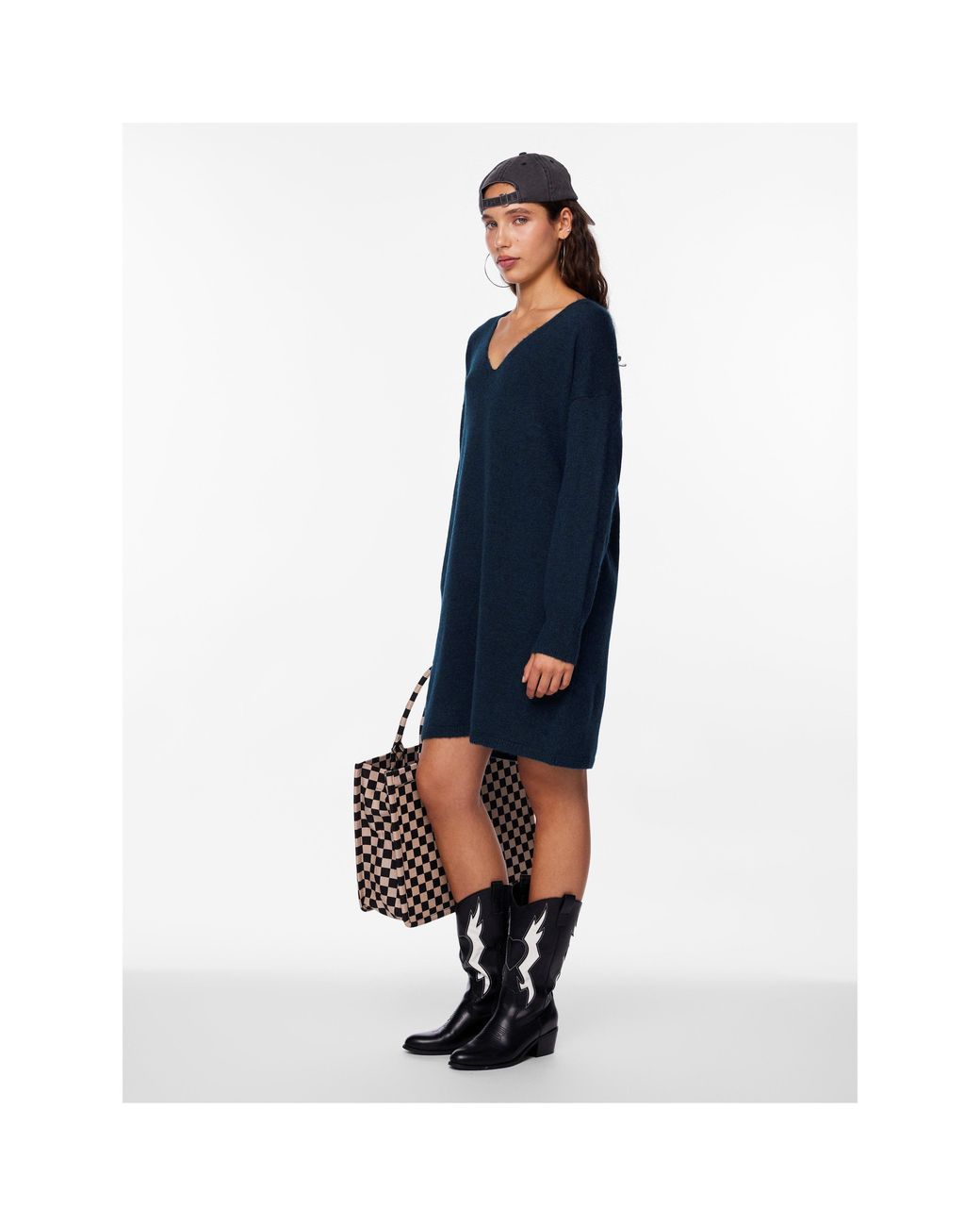 Pieces Blue Mini Dress